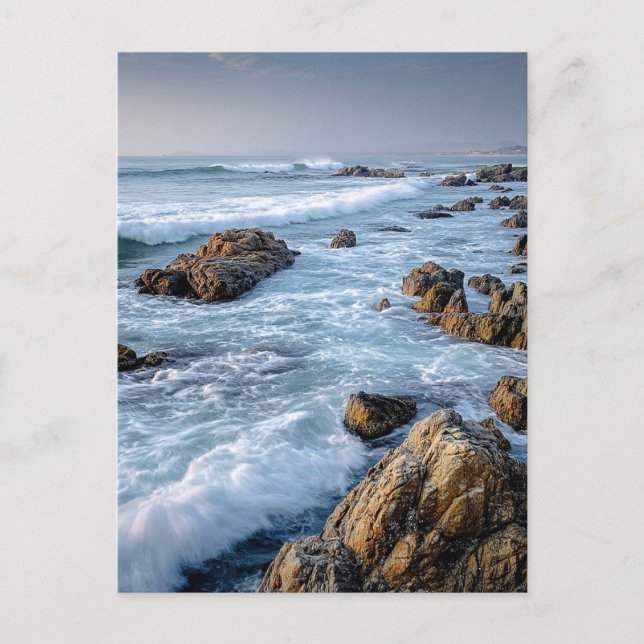 Küste Kaliforniens Postkarte (Vorderseite)