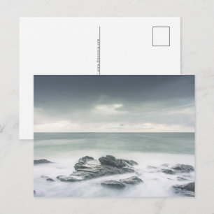 Küste Lofoten Island Norwegen Feiertagspostkarte