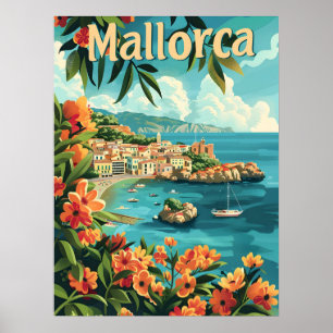 Küste Mallorca Poster