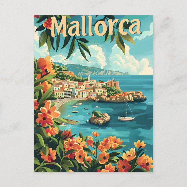 Küste Mallorca Postkarte (Vorderseite)