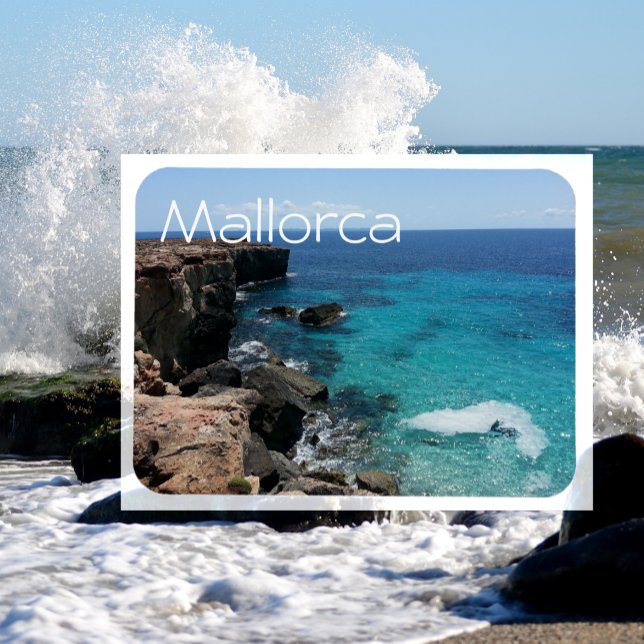 Küste Mallorcas, Balearen, Spanien Magnet (Von Creator hochgeladen)