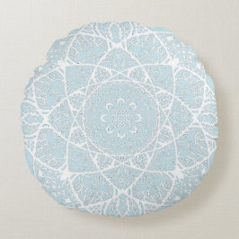 Küste Mandala Rundes Kissen