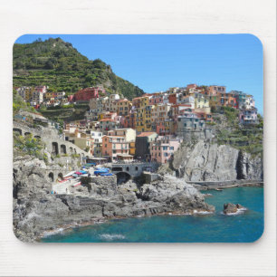 Küste, Meer, Dorf Mousepad