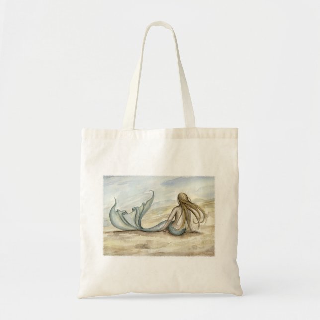 Küste-Meerjungfrau-Taschen-Tasche Camilles Tragetasche (Vorne)