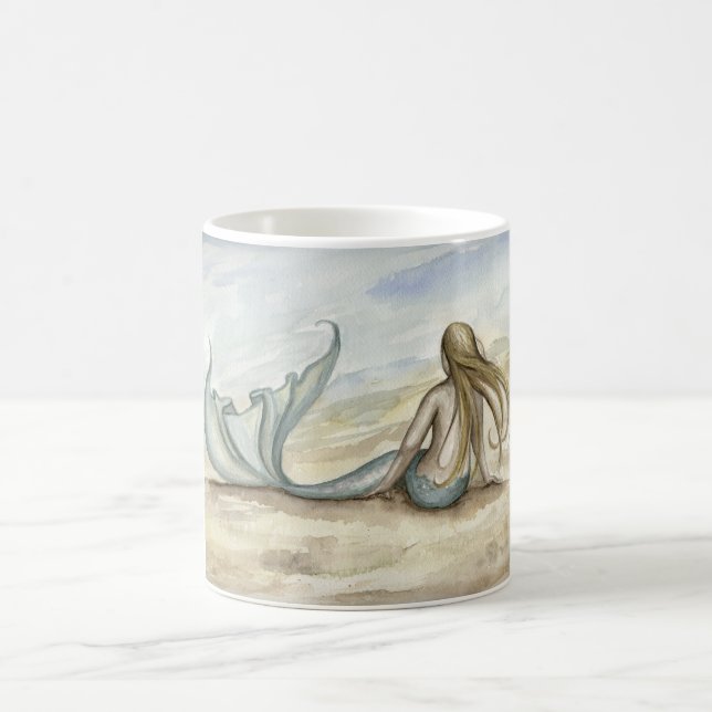 Küste-Meerjungfrau-Tasse Camilles Grimshaw Kaffeetasse (Mittel)