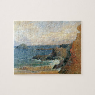 Küste mit Felsen von Paul Gauguin, Vintage Impress