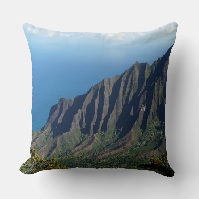 Küste Na Pali auf Kauai-Wurfskissen Kissen (Vorderseite)