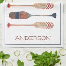 Küste Nautical Beach Oars Personalisiert