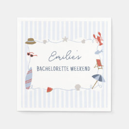 Küste New England Cape Cod Bachelorette Napkins Serviette