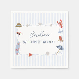 Küste New England Cape Cod Bachelorette Napkins Serviette
