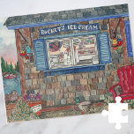 Küste New England Ice Salami binden in der Burg<br><div class="desc">Rocket's Ice Cream Storefront Puzzle - Dieses originelle Kunstwerk besticht durch einen Eisladen an der Küste, New England! Einige bezaubernde Enten sind heute in der Morgensonne hier. Vielleicht finden sie einen guten Platz, um sich ein paar Krümel zu holen. Dieses Puzzle, das von den touristischen Küstenstädten Maine Inspiriert wurde, ist...</div>