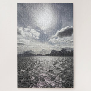 Küste Norwegens Landschaftsgebiet Foto