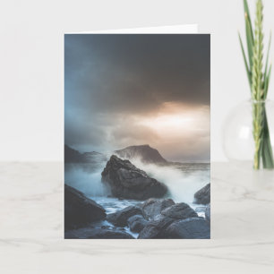 Küste Norwegens Seascape Foto Karte