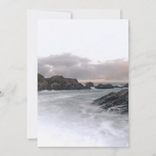 Küste Norwegens Seascape Karte