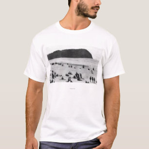 Küste, Oregon-Strand und Tillamook Kopf T-Shirt