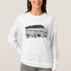Küste, Oregon-Strand und Tillamook Kopf T-Shirt