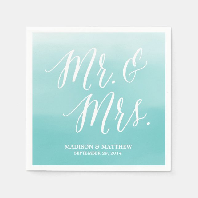 Küste | Personalisiert Paper Napkins Serviette (Vorderseite)