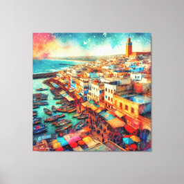Küste Schönheit Asilah - Marokko Leinwanddruck