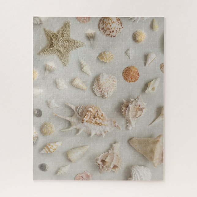 Küste Seashells Starfish Beach Beige (Vertikal)