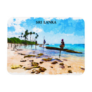 Küste Sri Lankas Magnet