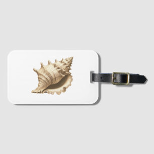 Küste/Strand/nautischer Muschel Gepäckanhänger