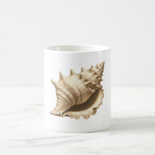 Küste/Strand/nautischer Muschel Kaffeetasse