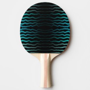 Küste Strand Salty Türkis Wave Abstrakte Kunst Tischtennis Schläger