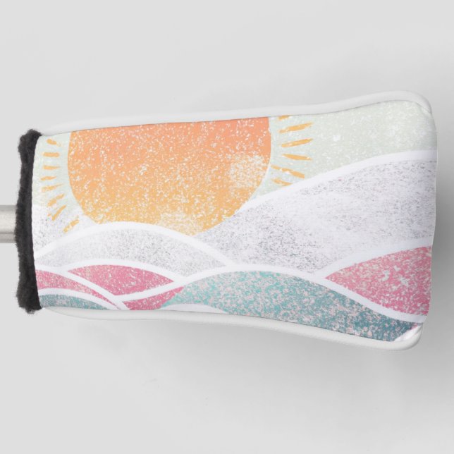 Küste/Strand/sonnig Golf Headcover (Vorderseite)