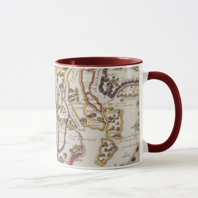 Küste von Afrika und von Fluss Gambia | 1622 Tasse (Rechts)