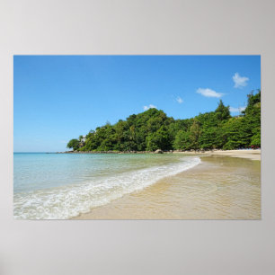 Küste von Andaman, nahe Kamala, Dorf Phuket Poster