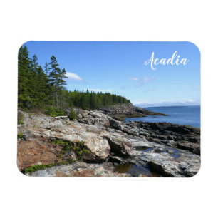 Küste von Bar Island im Acadia National Park Magnet
