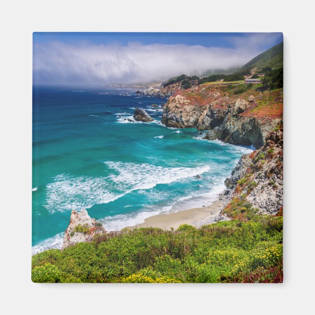 Küste von Big Sur, Kalifornien Magnet (Vorne)