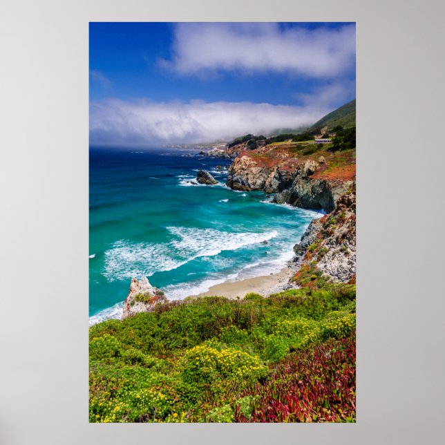 Küste von Big Sur, Kalifornien Poster (Vorne)