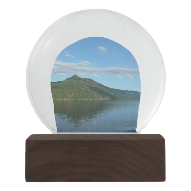Küste von British Columbia im Landschaftlichen Kan Schneekugel (Vorderseite)