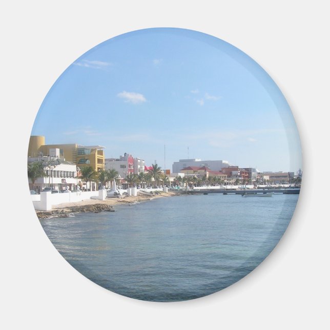Küste von Cozumel Mexico Magnet (Vorne)