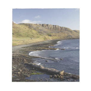 Küste von Duntulm, Insel Skye, Schottland, Vereini Notizblock