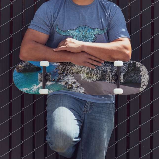 Küste von Hellnahraun, Island Skateboard (Außenbereich 3)