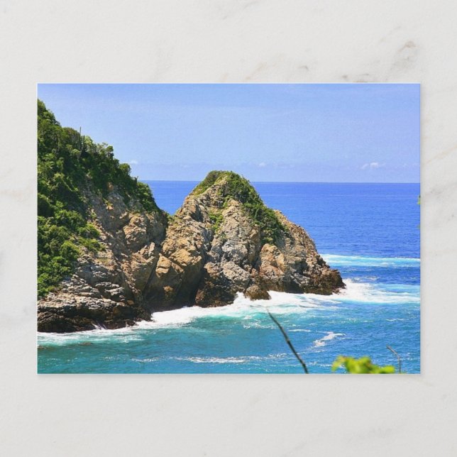 Küste von Huatulco Postkarte (Vorderseite)