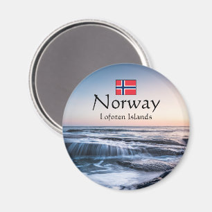 Küste von Lofoten Norwegen Magnet