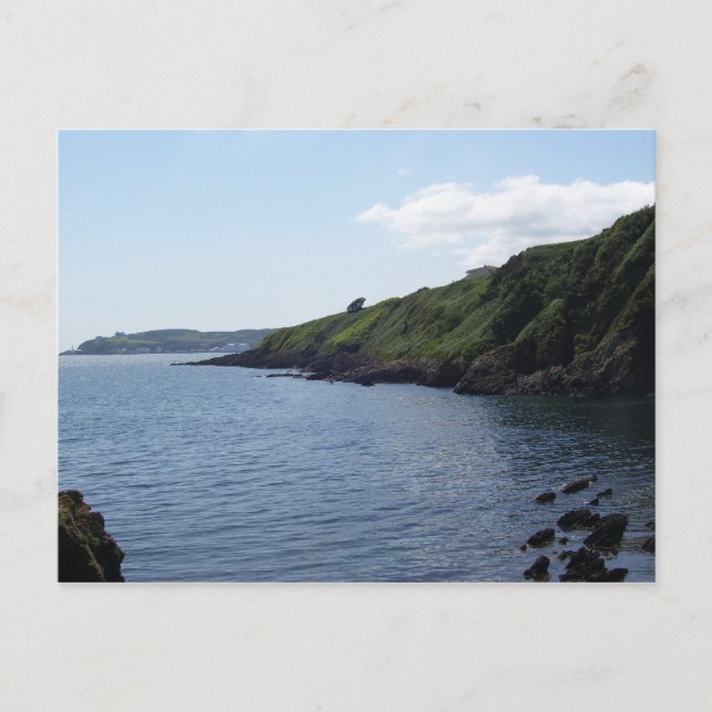 Küste von Manx Postkarte (Vorderseite)