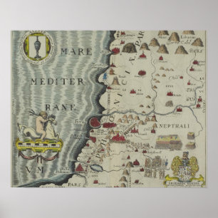 Küste von Phoenicia Poster