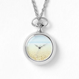 Küste von Sand und Meer Armbanduhr