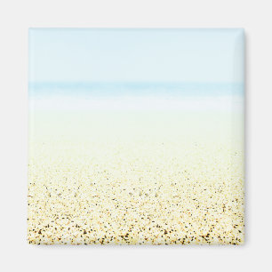 Küste von Sand und Meer Magnet