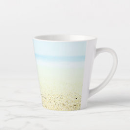Küste von Sand und Meer Milchtasse