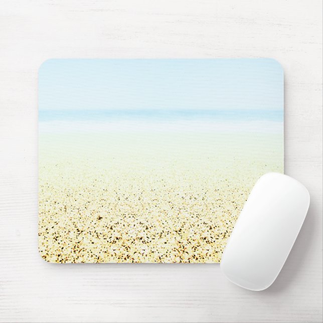 Küste von Sand und Meer Mousepad (Mit Mouse)