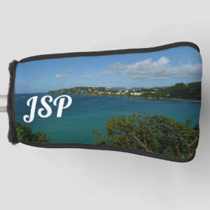 Küste von St. Lucia Karibisches Foto Golf Headcover