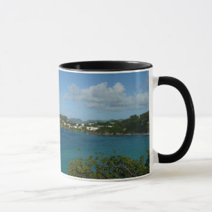 Küste von St. Lucia Karibisches Foto Tasse