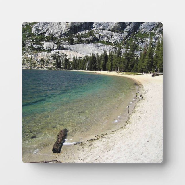 Küste von Tenaya Lake, Yosemite, CA Fotoplatte (Vorderseite)