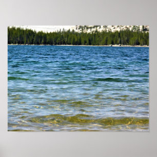 Küste von Tenaya Lake, Yosemite, CA Poster