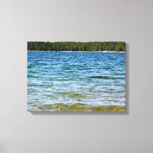 Küste von Tenaya Lake, Yosemite, Kalifornien Leinwanddruck